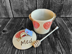 Medn�k - srdie�ko - hand made 